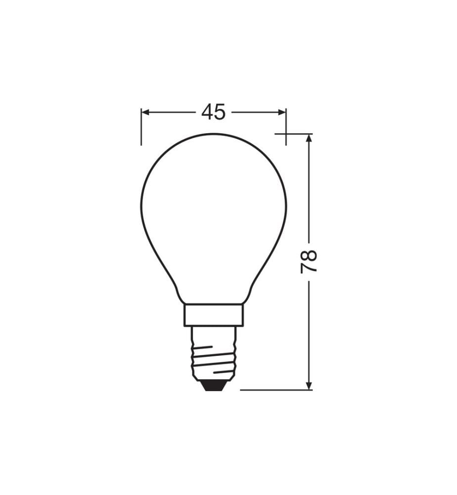 OSRAM - Lampe Star Retrofit, 6.5W, E15 Blanc chaud (WW)