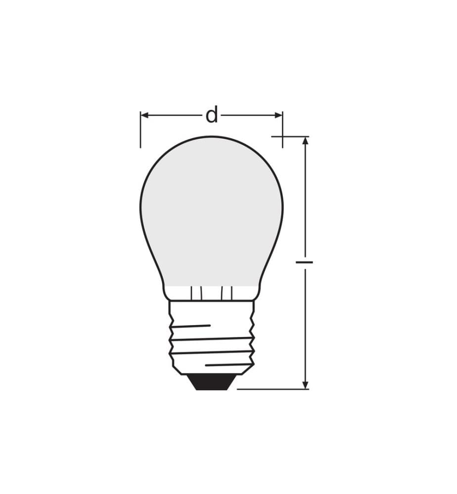 OSRAM - Lampe Star Retrofit, 5.5 W, E27 Blanc chaud (WW)