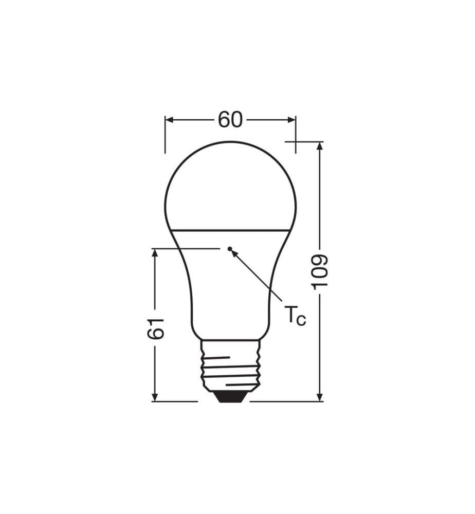 OSRAM - Lampe Star SMD, 10W, E28 Blanc chaud (WW)