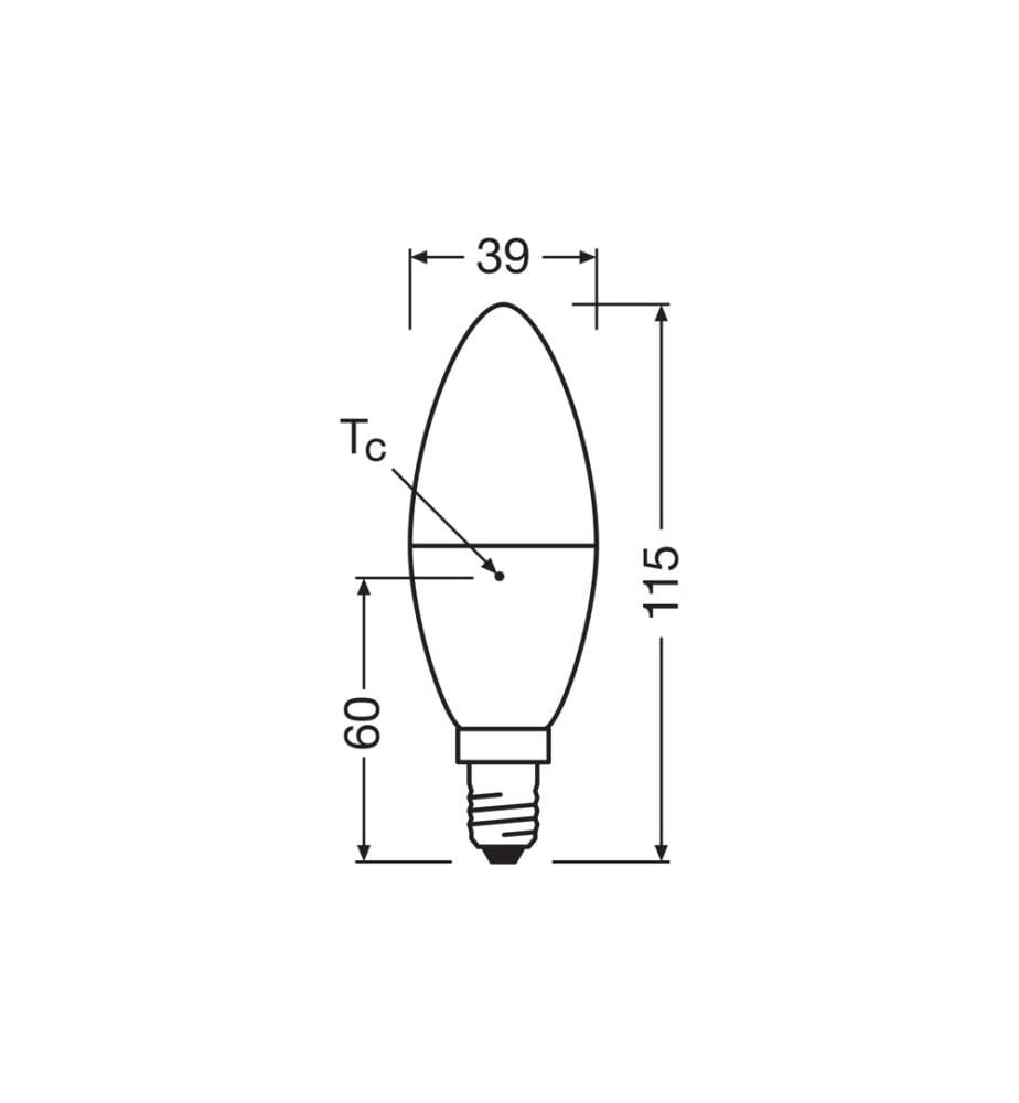 OSRAM - Lampe Star SMD, 7.5W, E14 Warmweiss (WW)
