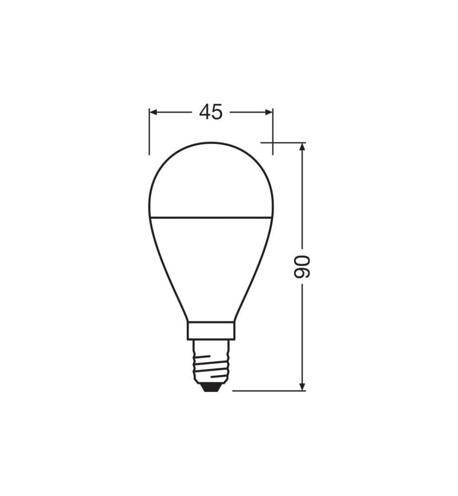 OSRAM - Lampe Star SMD, 7.5W, E14 Warmweiss (WW)