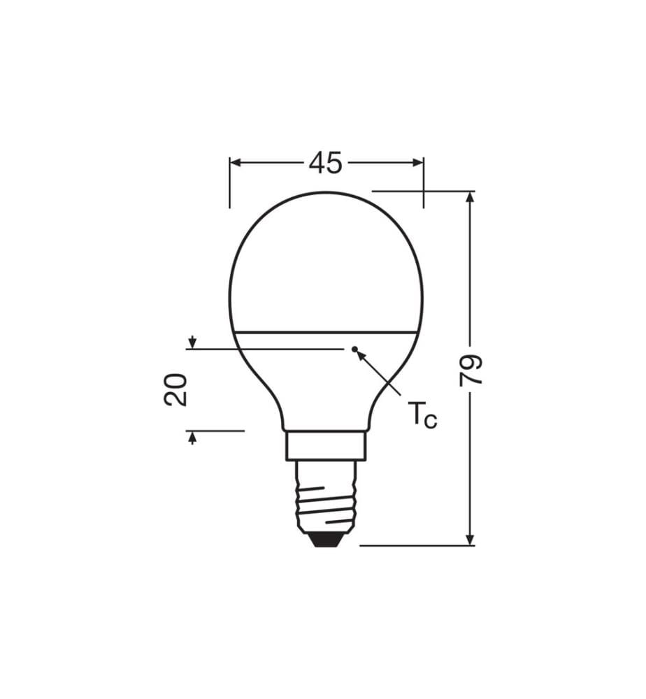 OSRAM - Lampe Star SMD, 7.5W, E14 Warmweiss (WW)