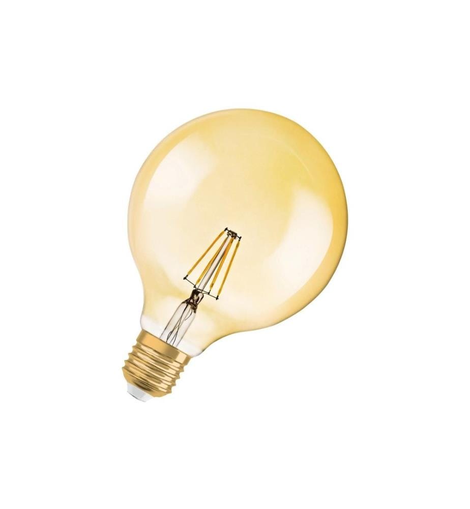 OSRAM - Lampe Vintage 1906 Globe, 6.5W, E27 Blanc chaud (WW)