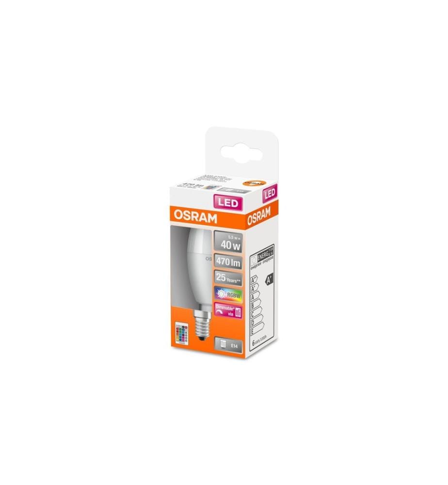 OSRAM - Lampe Star, 5.5W, E14, RGBW Blanc chaud (WW)