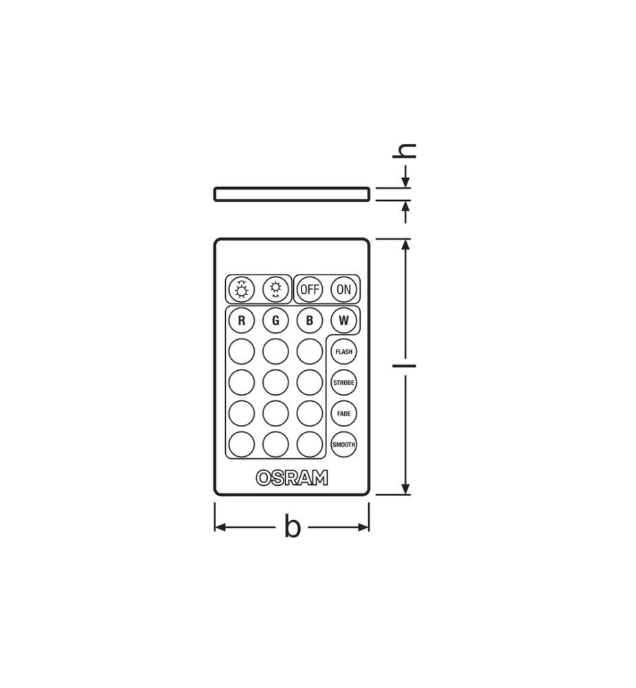 OSRAM - Lampe Star PAR16, 120°, 4.5W, GU10, RGBW Blanc chaud (WW)