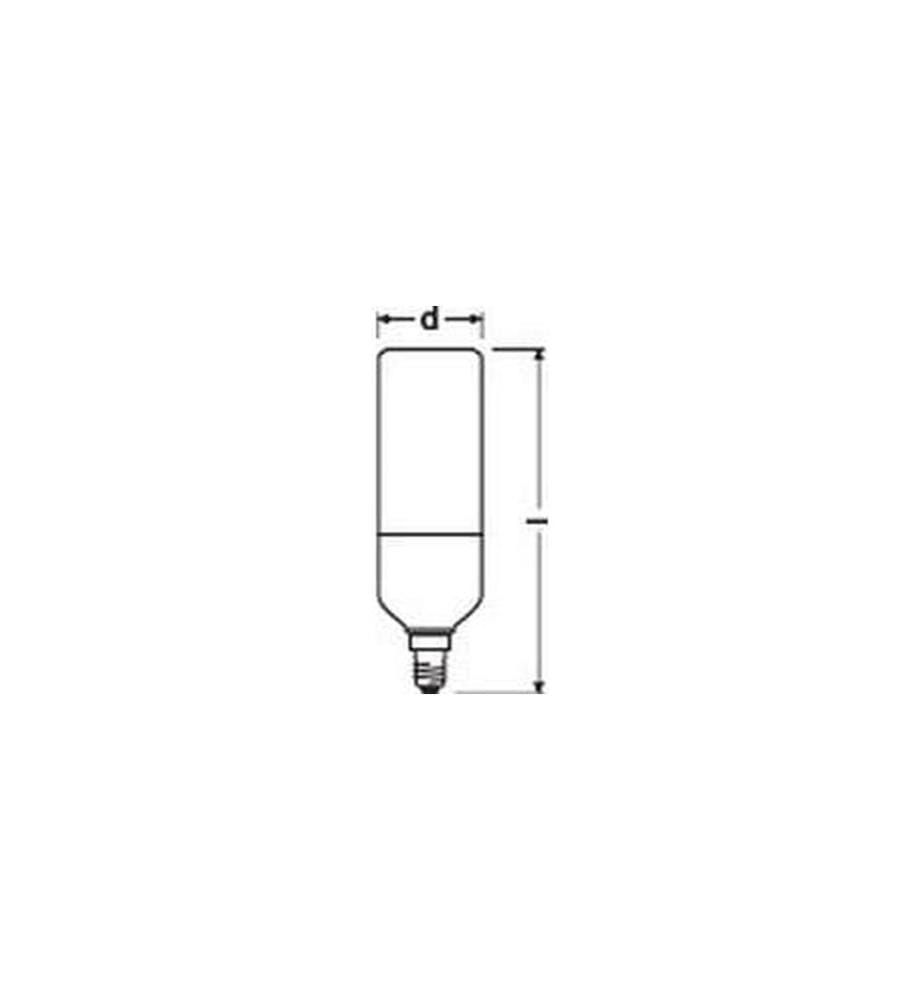 OSRAM - Lampe Flame, 0.5W, E14 Blanc chaud (WW)