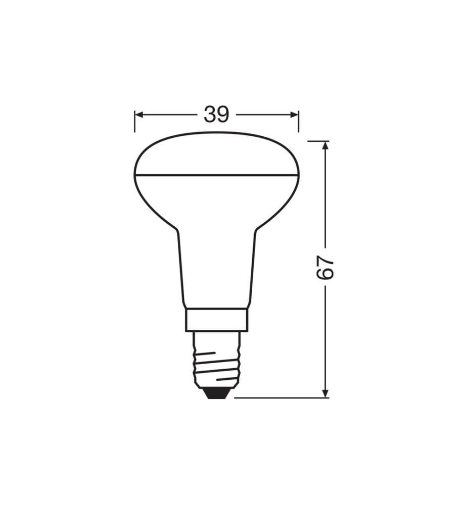 OSRAM - Lampe Star R39, 1.5W, E14 Warmweiss (WW)