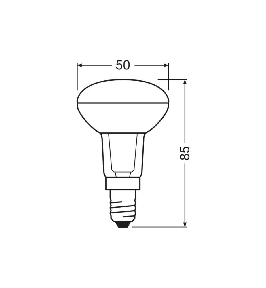 OSRAM - Lampe Star R50, 1.5W, E14 Warmweiss (WW)