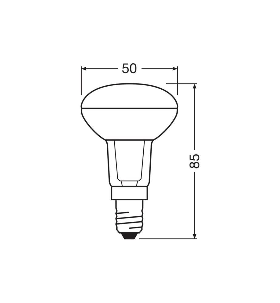 OSRAM - Lampe Star R50, 4.3W, E14 Blanc chaud (WW)