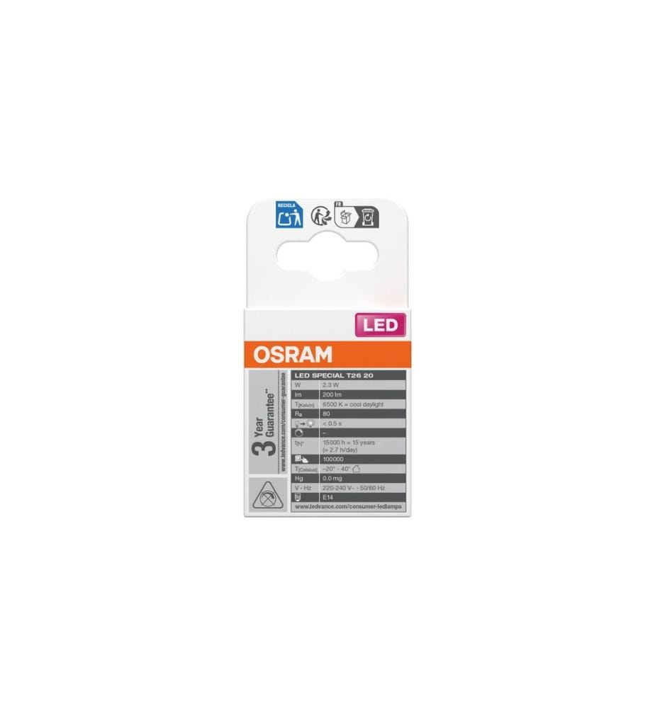 OSRAM - Star Special 20, 2.3W, E14 Blanc froid/blanc lumière du jour (KW)