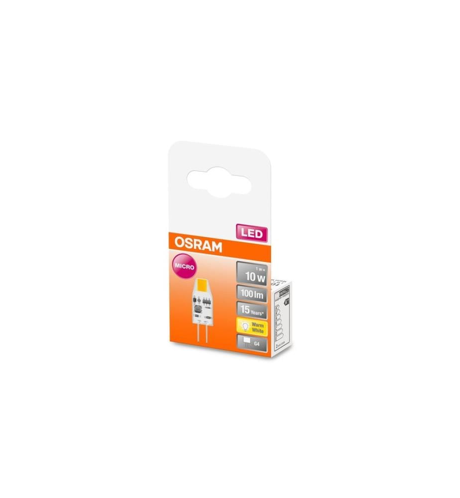 OSRAM - Lampe Star Pin Micro 1W, G4 Blanc chaud (WW)