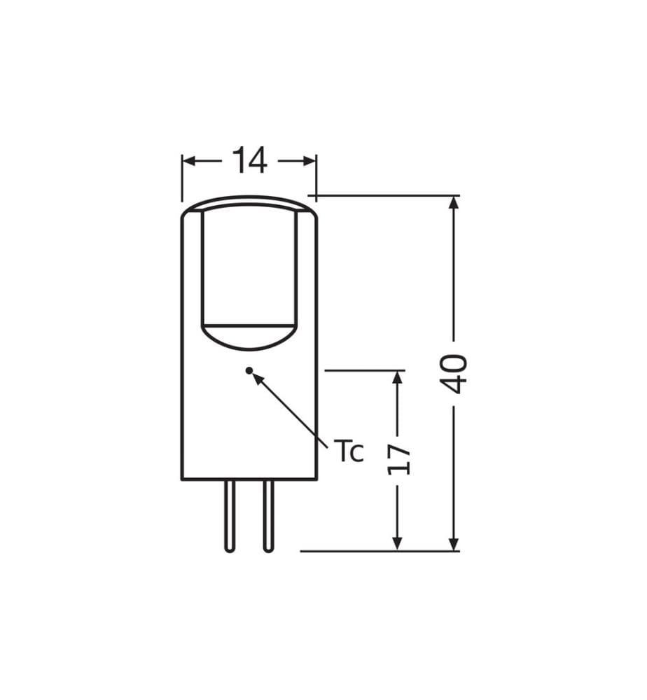 OSRAM - Lampe Star Pin 30, 2.6 W, G4 Blanc chaud (WW)
