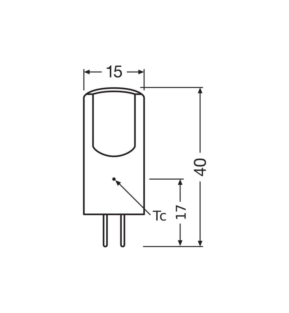 OSRAM - Lampe Superstar Pin 20, 2W, G4 Blanc chaud (WW)