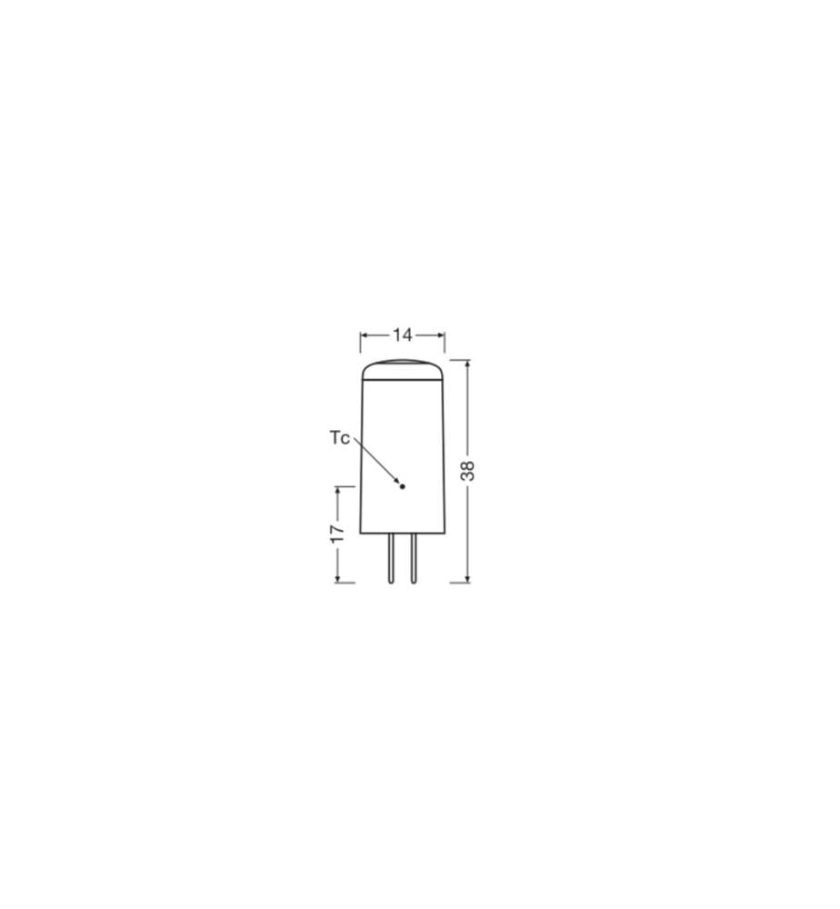 OSRAM - Lampe Superstar Pin 20, 2W, G4 Blanc chaud (WW)