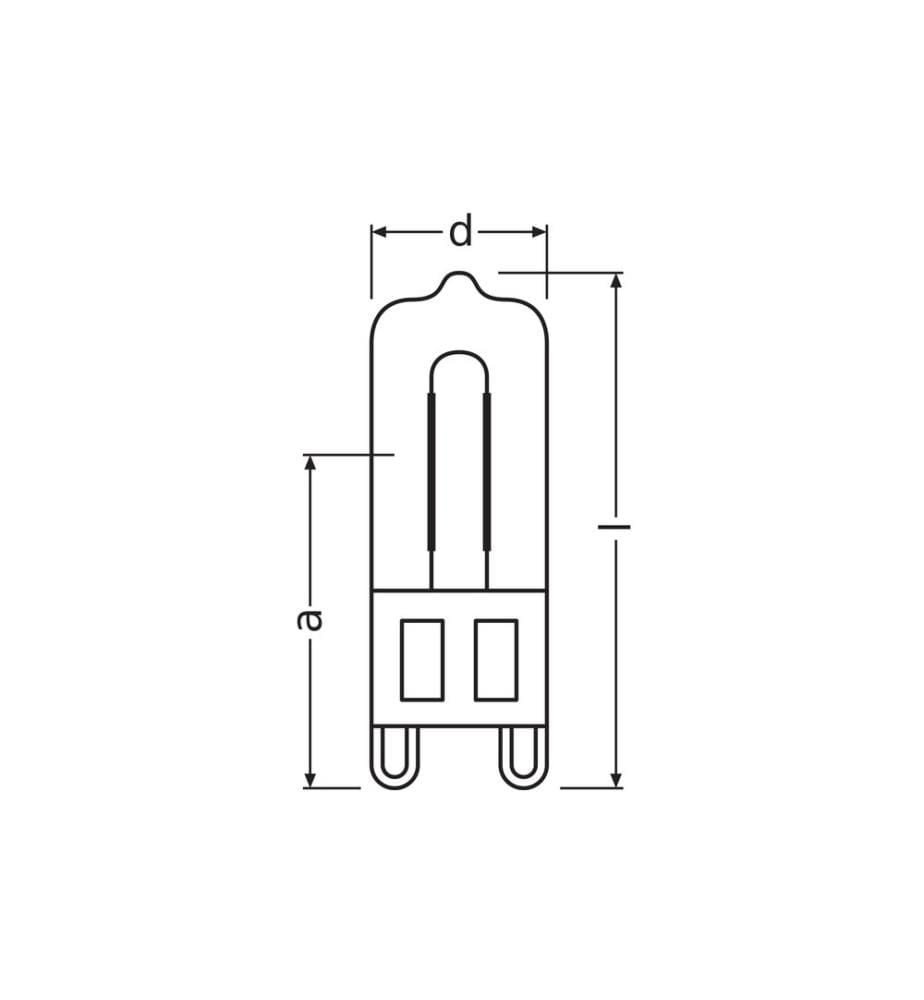OSRAM - Lampe halogène Four, Blanc chaud (WW)