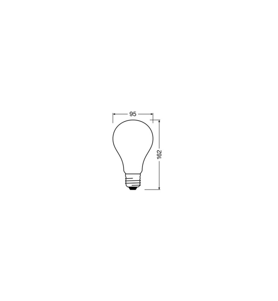 OSRAM - Lampe LED Star Classic, Blanc chaud (WW)