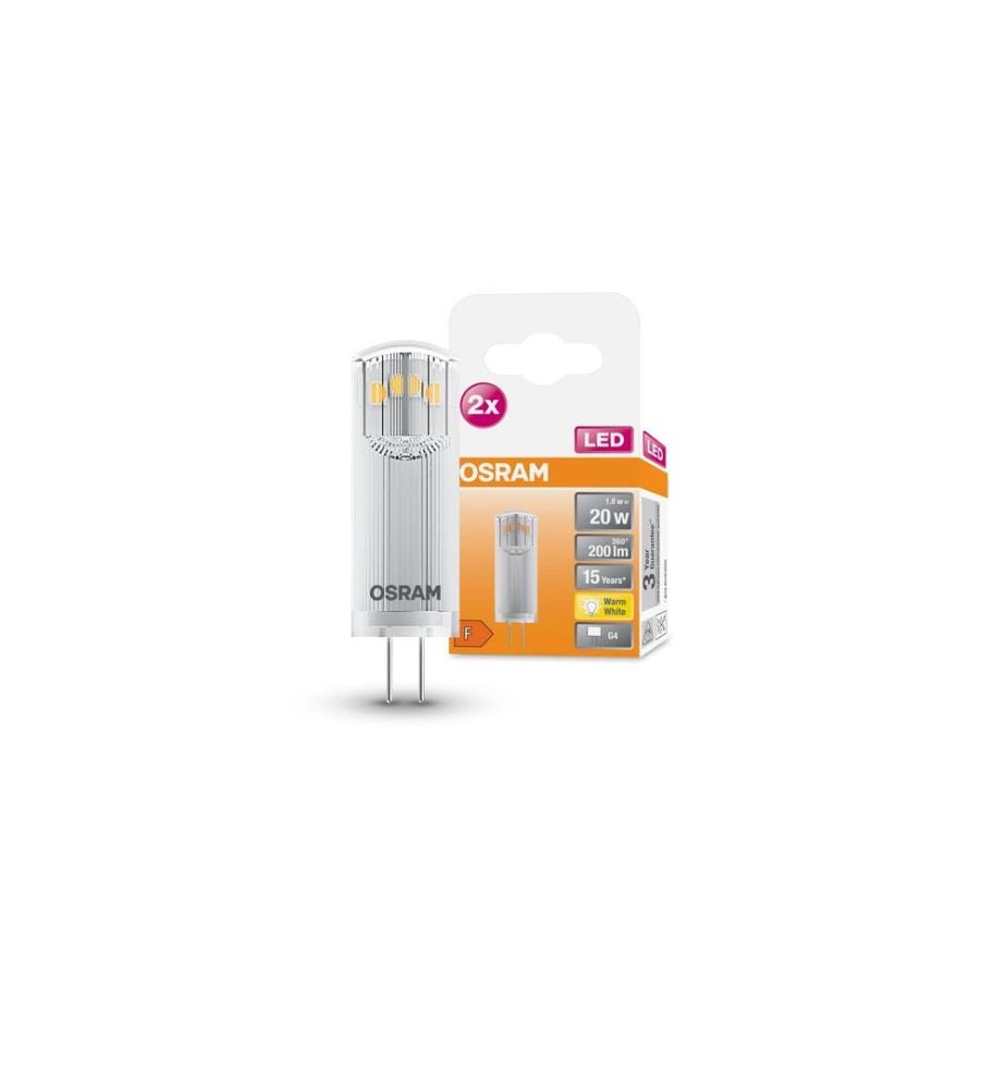 OSRAM - Lampe Pin 20, 300 °, 1.8W, G4, Blanc chaud (WW)