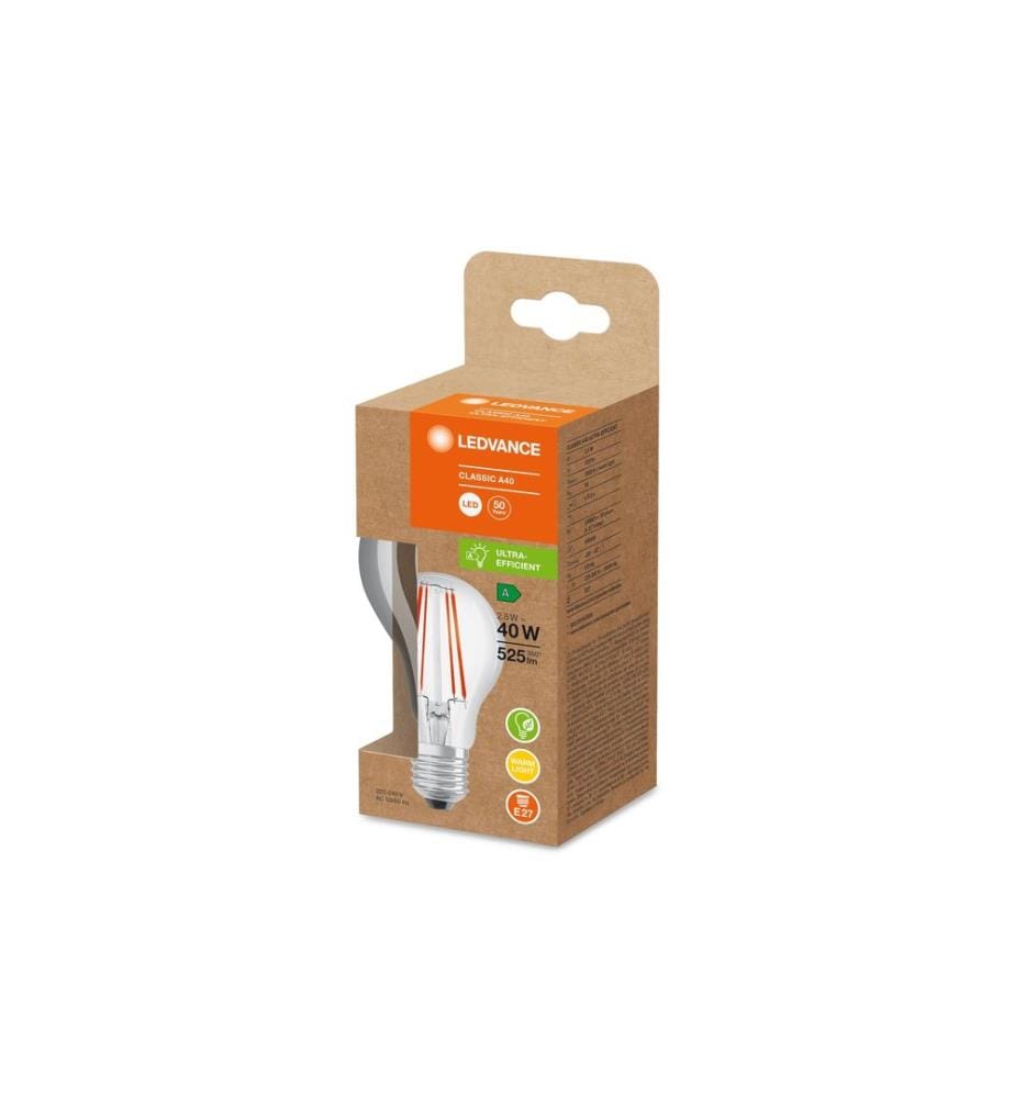 OSRAM - Lampe Clas A 40, 2.5W, E27, Blanc chaud (WW)