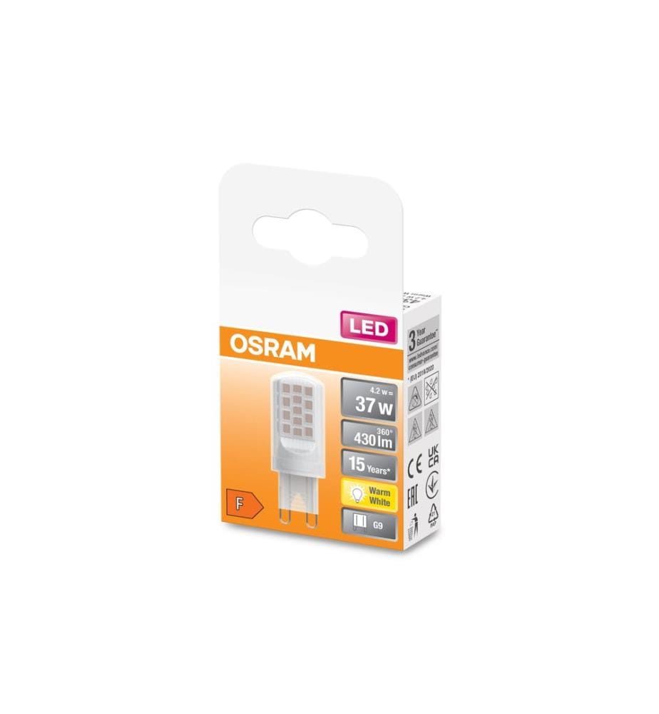 OSRAM - Lampe Pin 37, 4.2W, G9, Warmweiss (WW)