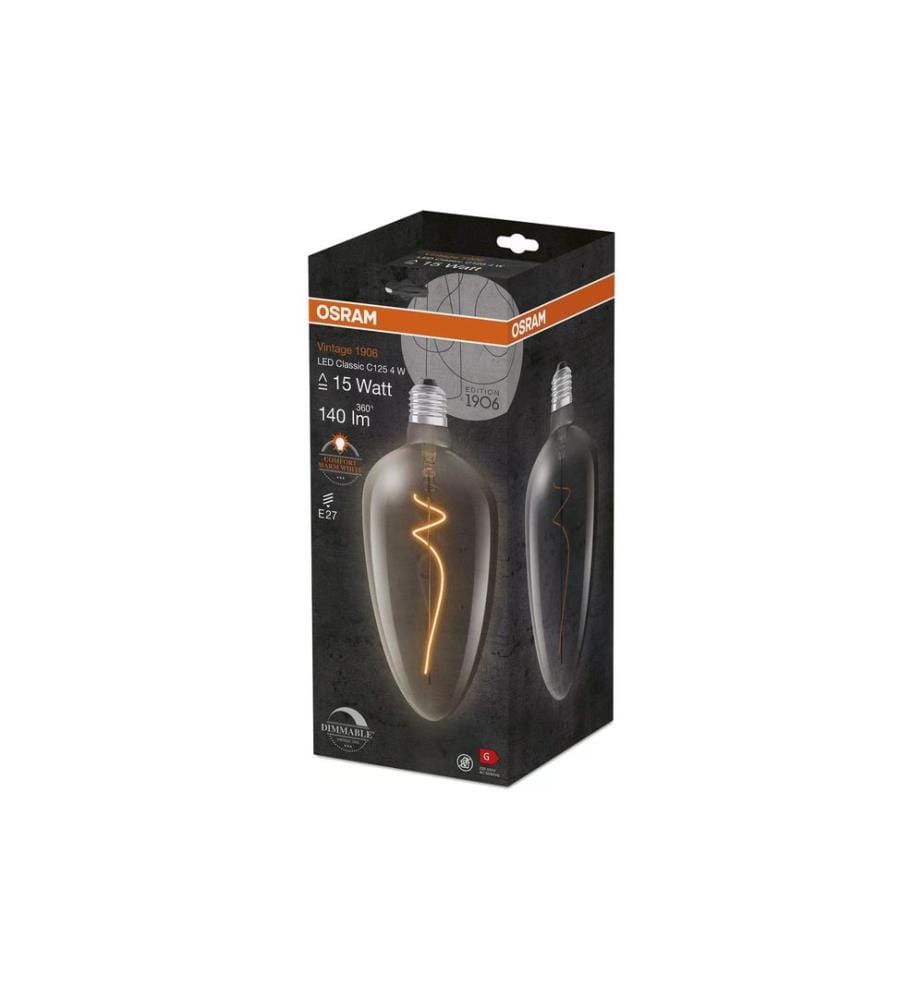 OSRAM - Lampe Vintage 1906 CLA125, 4W, E27, Warmweiss (WW)