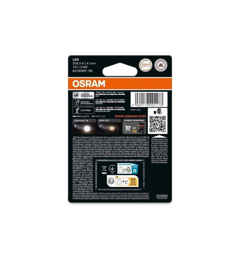 OSRAM - LEDriving SL C5W SV8.5-8 Moto/Voiture de tourisme