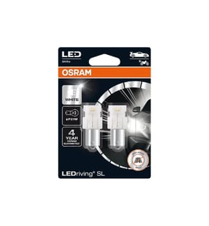 OSRAM - LEDriving SL P21W BA15s Blanc Moto/Voiture de tourisme