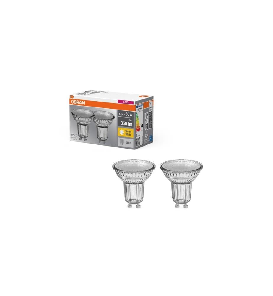 OSRAM - Lampe LED BASE PAR16 4.3W, GU10, Warmweiss (WW)