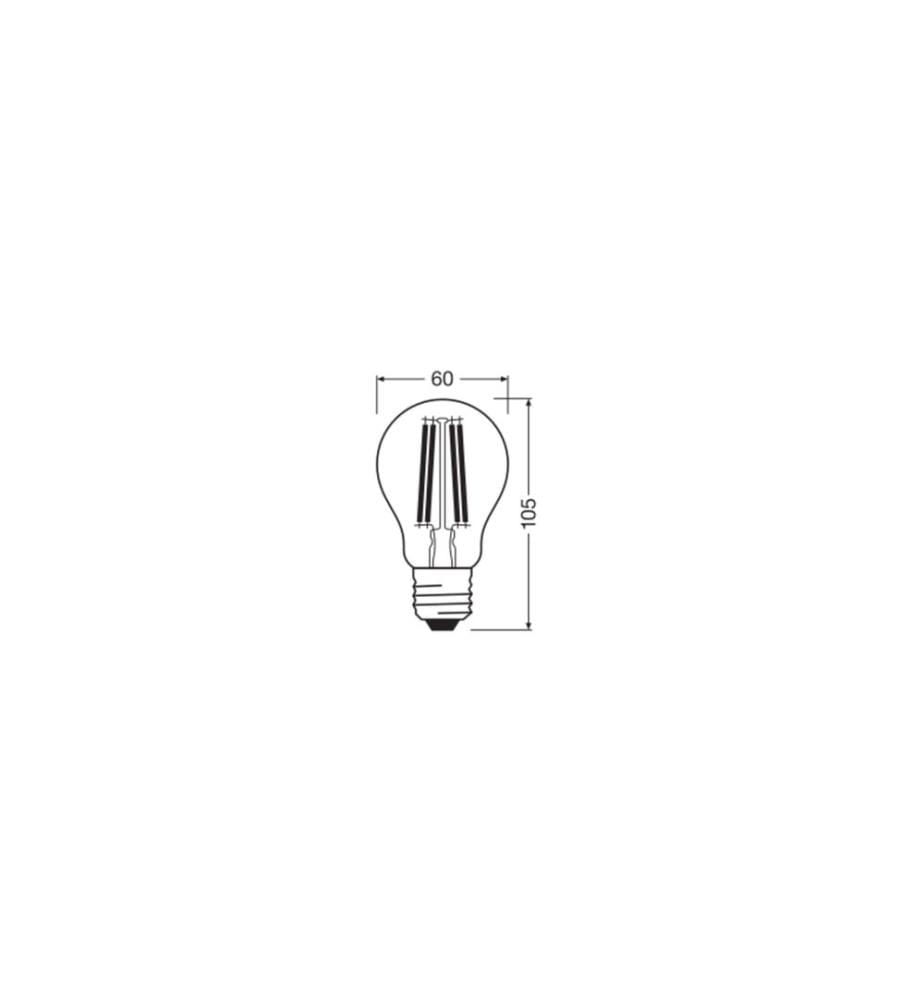 OSRAM - Lampe LED VALUE CLASSIC A 11W, E27, Blanc chaud (WW)