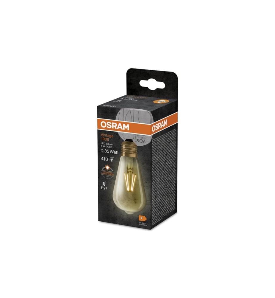 OSRAM - Vintage 1906 LED EDISON 4W, E27, Blanc chaud (WW)