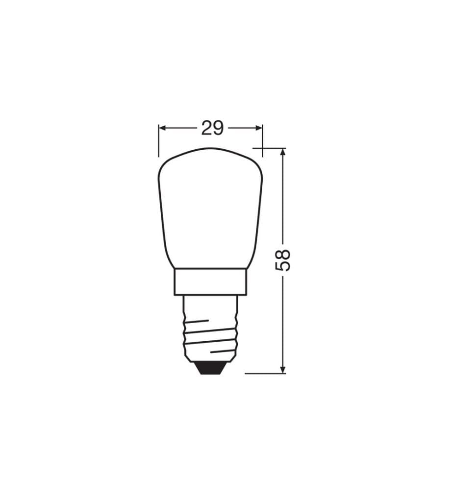 OSRAM - Lampe Special Oven T FR 40W 230 V E14 Blanc chaud (WW)