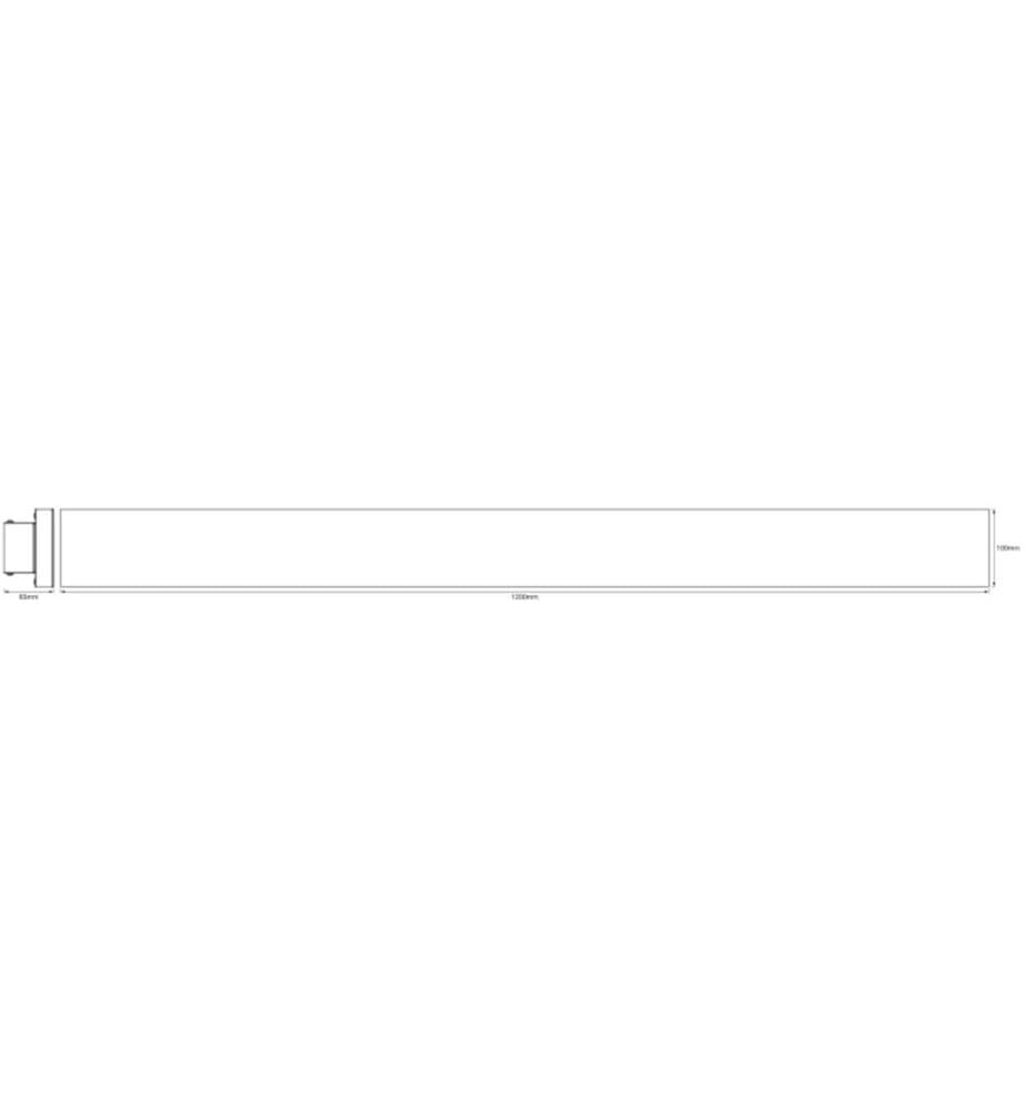 OSRAM - Panneau à LED SMART+ Matter Frameless 1200 x 100 mm, TW