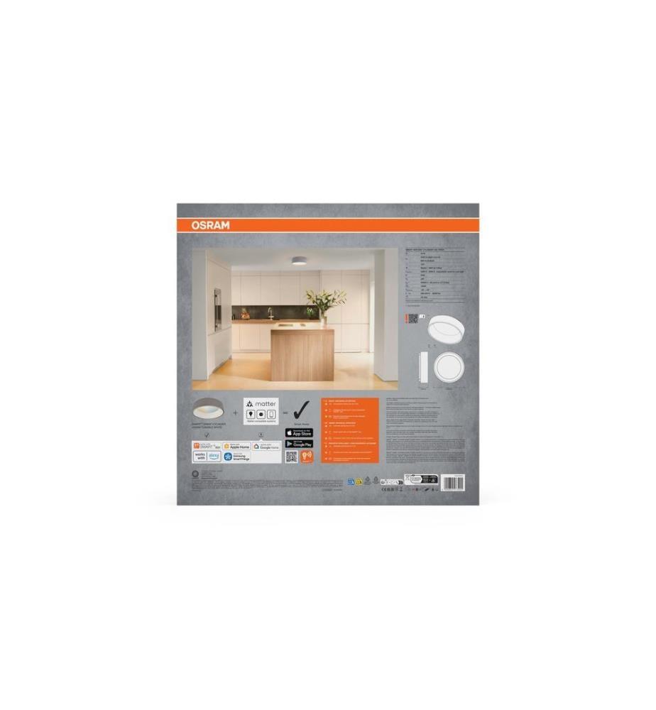 OSRAM - Plafonnier SMART+ Matter Cylinder 450 mm, TW