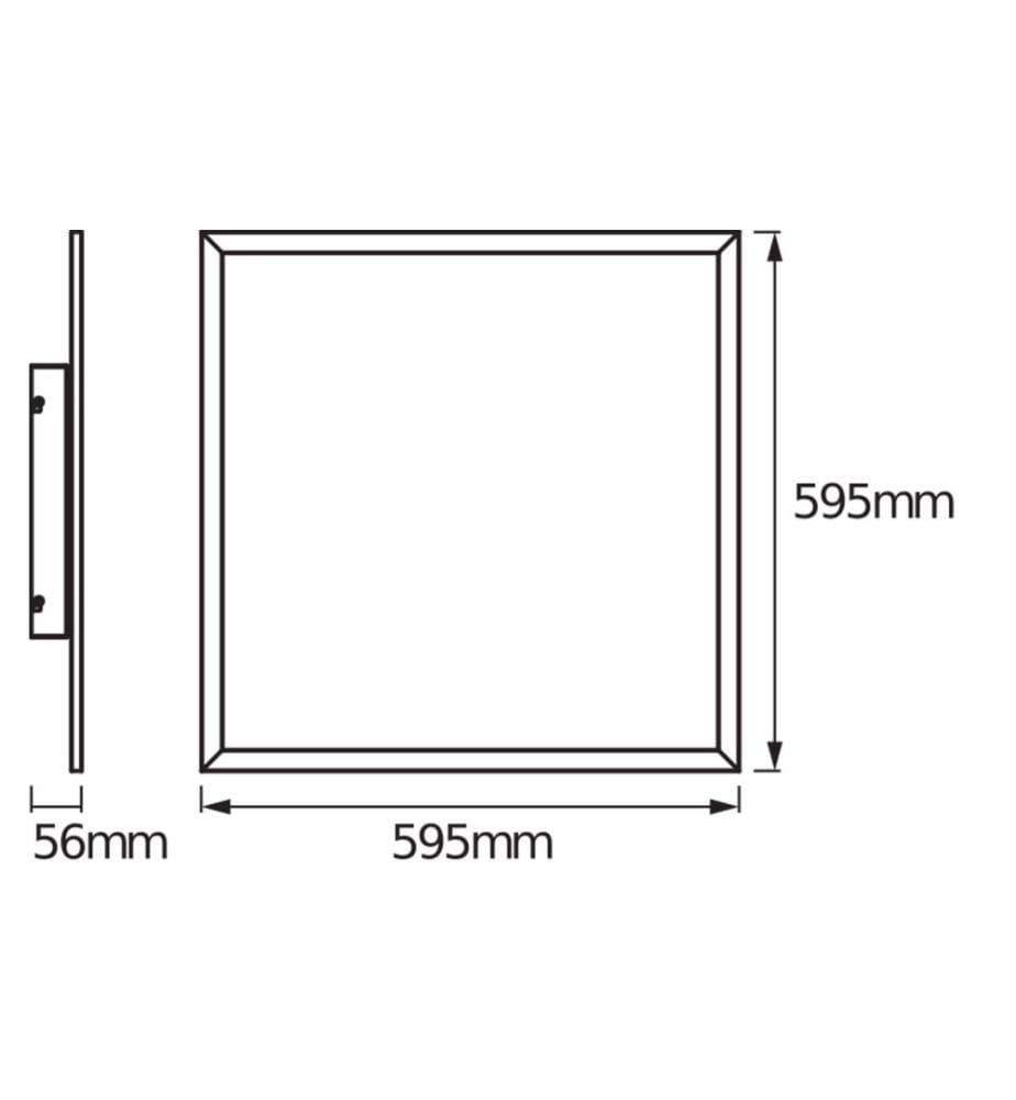 OSRAM - Panneau à LED SMART+ Matter Planon Plus 600 x 600 mm RGBW