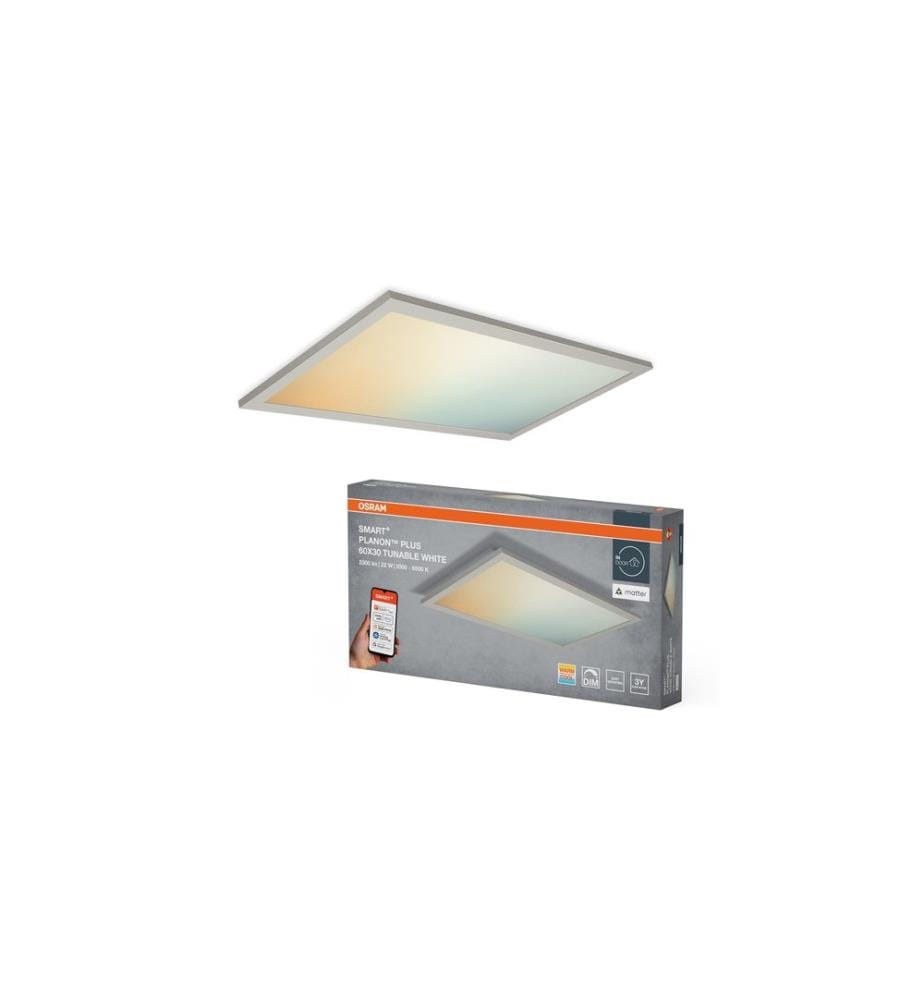 OSRAM - Panneau à LED 600 x 300 mm, 22 W, 1600 lm, 3000-6500 K, blanc