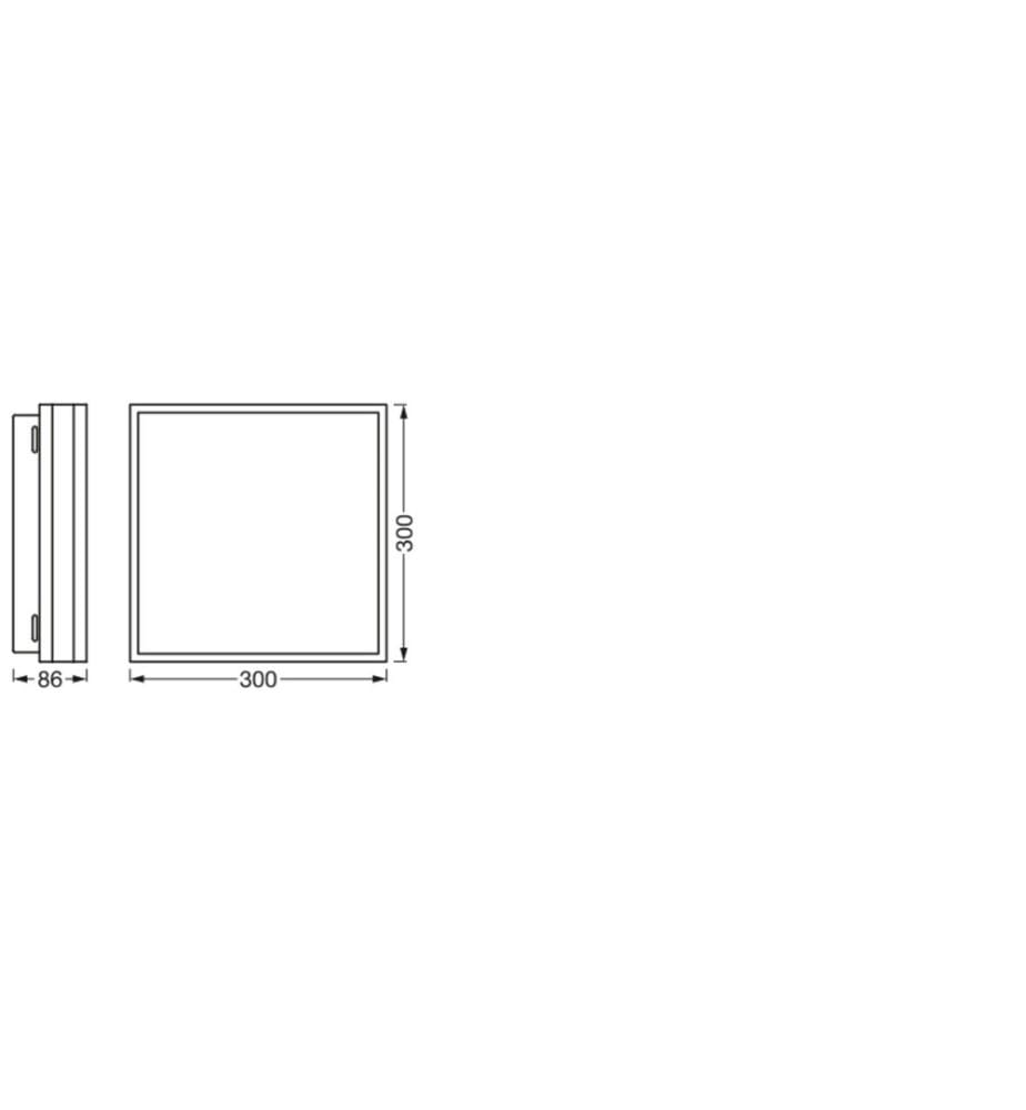 OSRAM - Plafonnier Aimant SMART+ Orbis 30 x 30 cm, TW