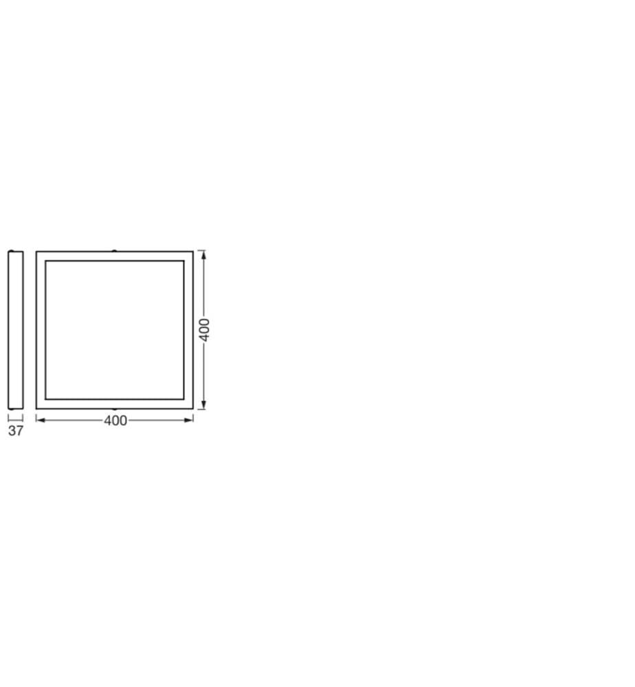 OSRAM - Plafonnier SMART+ Matter Surface Downlight 40 cm, TW