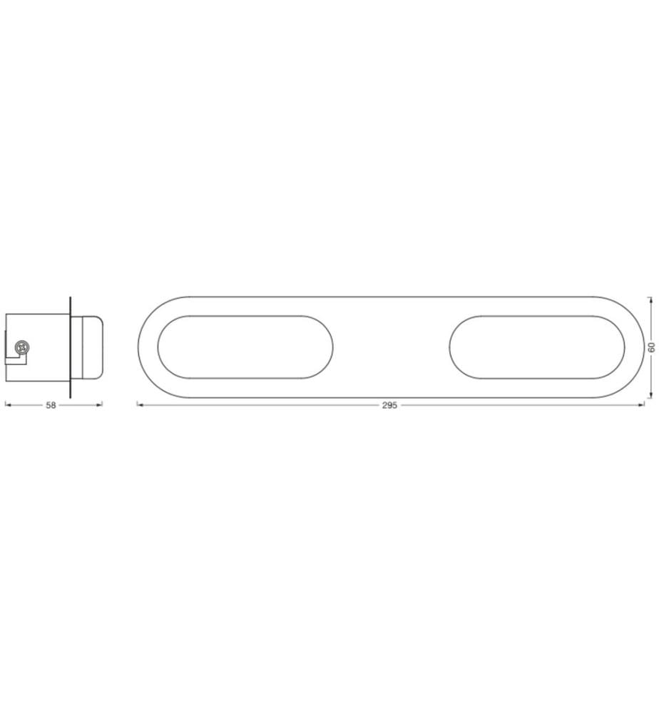 OSRAM - Lampe de salle de bains SMART+ Matter Orbis Wall Duplo 300 mm, TW