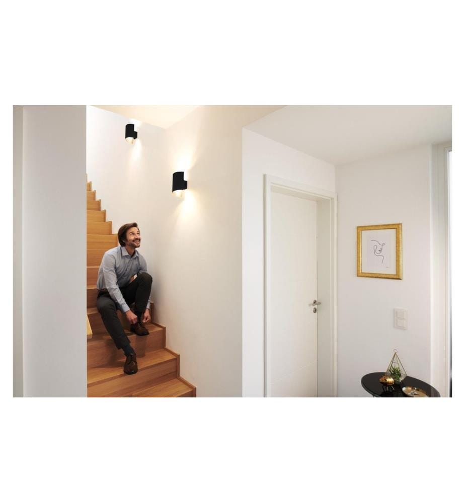OSRAM - Lampe murale SMART+ Matter Wall Twist Noir 200 x 112 mm, TW