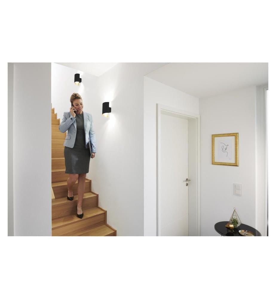 OSRAM - Lampe murale SMART+ Matter Wall Twist Noir 200 x 112 mm, TW