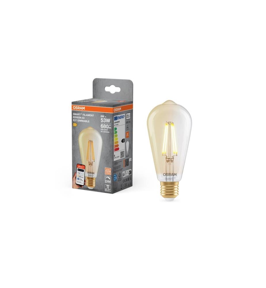 OSRAM - Ampoule E53 SMART+ WiFi, E27, 6 W, WW