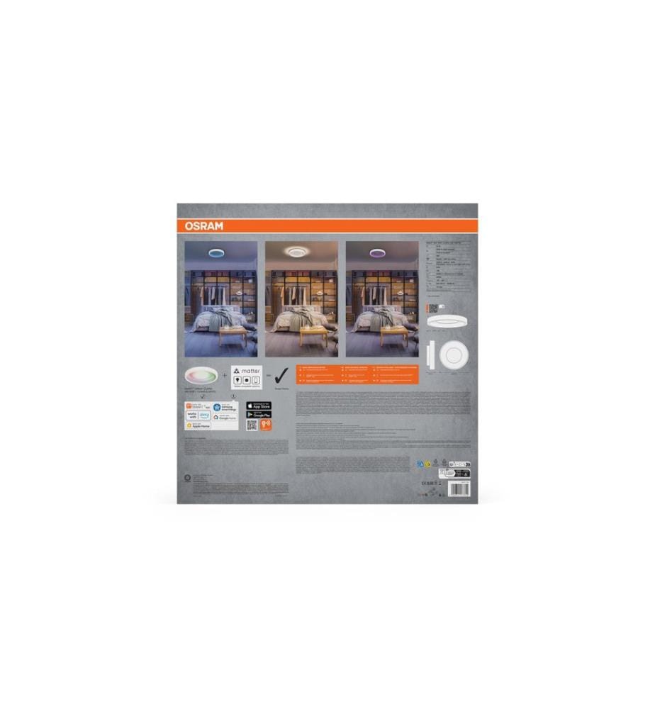 OSRAM - Plafonnier SMART+ Matter Claria 490 mm, RGBW