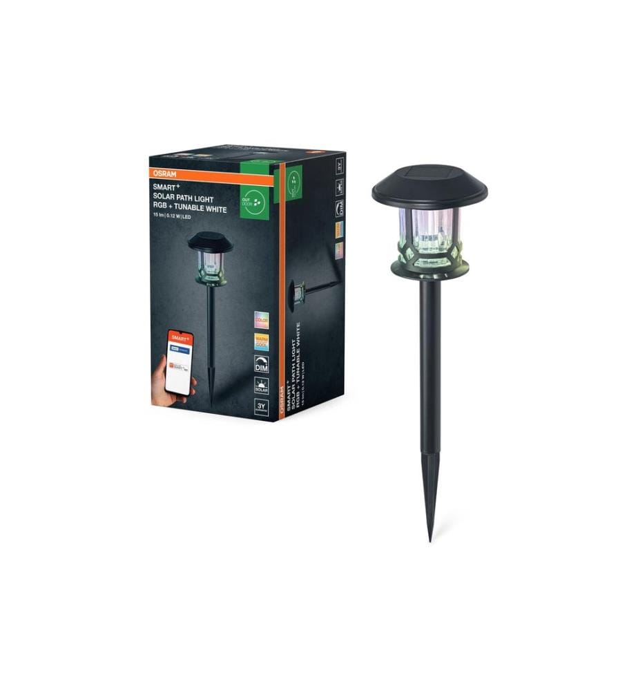 OSRAM - Spot de jardin plein air SMART+ Piquet de terre solaire RGB + W