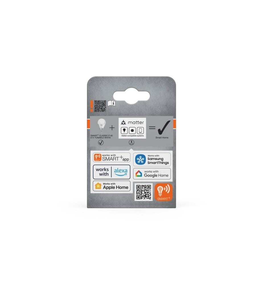 OSRAM - Ampoule P40 SMART+ MATTER Classic, E14, 4.9 W, TW