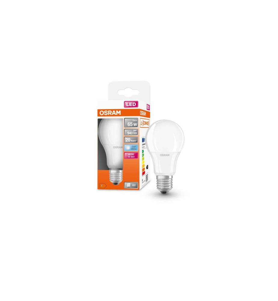 Lampe OSRAM Star Clas A 65, 9W, E27, Blanc neutre (NW)