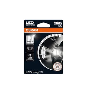 OSRAM LEDriving SL C5W SV8.5-8 Blanc Moto/Voiture