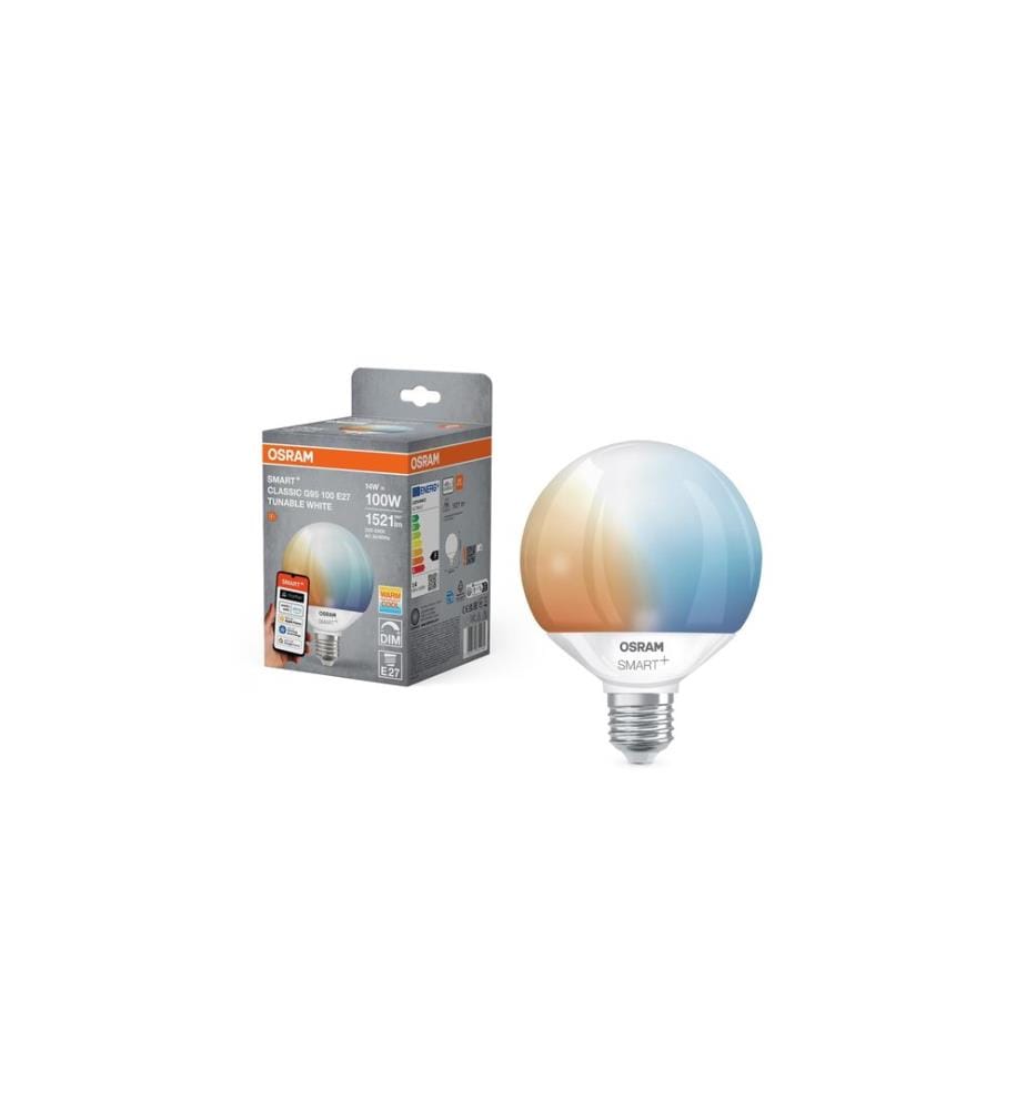 OSRAM Ampoule Globe 95 SMART+ WIFI, E27, 14 W, Blanc