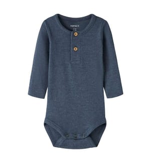 Body manches longues Kab - Bleu Mirage