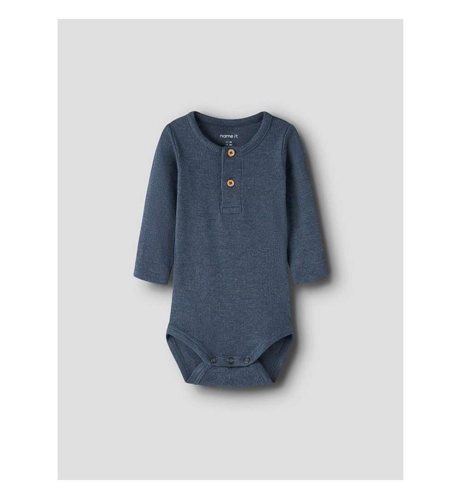 Body manches longues Kab - Bleu Mirage