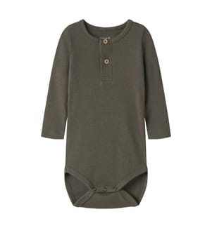 Body manches longues Kab - Marron Morel