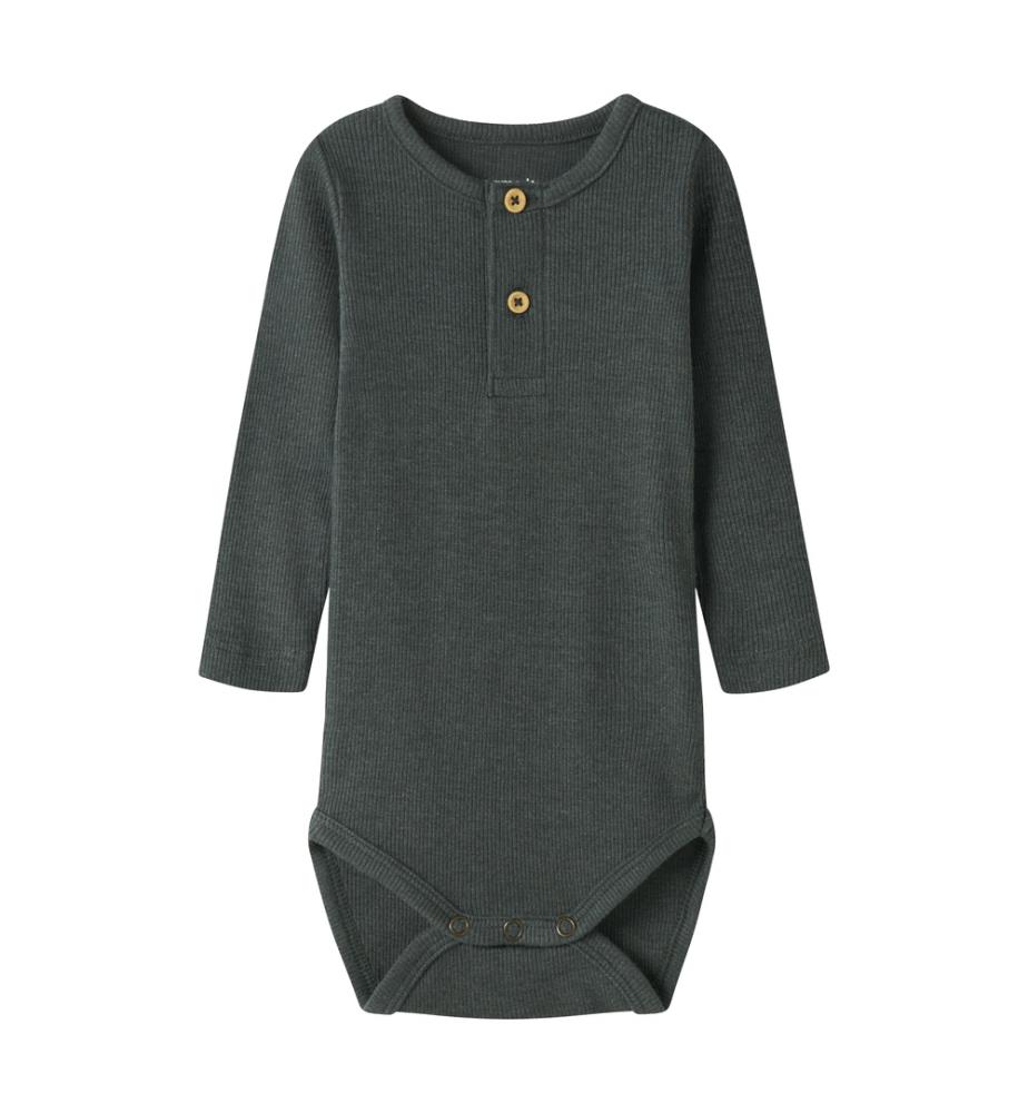 Body manches longues Kab - Gris Chiné